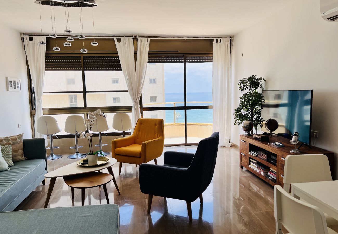 Apartment in Netanya - Elegant Apt with Balcony & Sea View by FeelHome