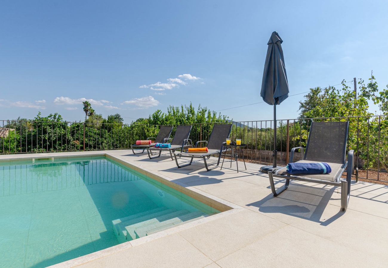 Villa in Buger - YourHouse Son Serra, villa with private pool in Buger, Majorca North