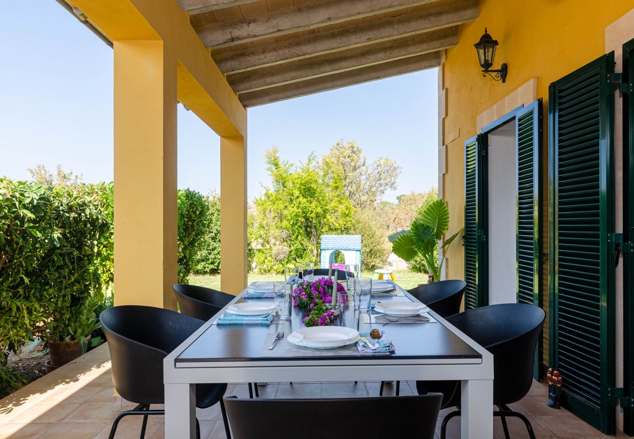Villa in Buger - YourHouse Son Serra, villa with private pool in Buger, Majorca North