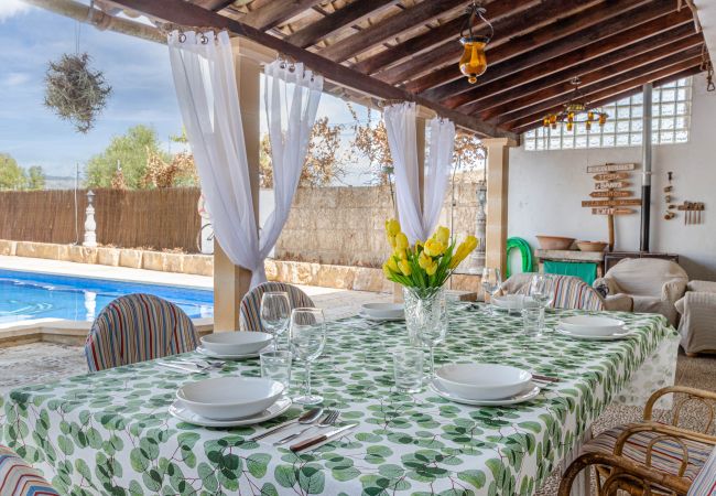 Villa in Buger - YourHouse Es Puig, villa with private pool, near the Tramuntana mountains