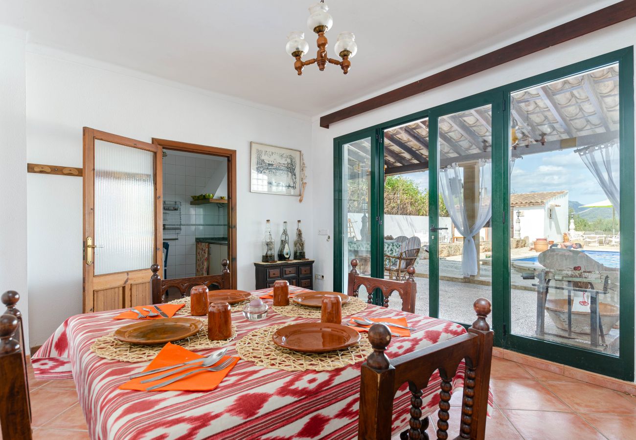 Villa in Buger - YourHouse Es Puig, villa with private pool, near the Tramuntana mountains
