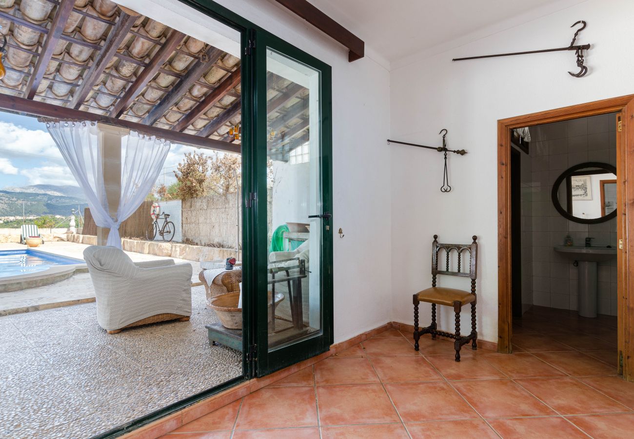 Villa in Buger - YourHouse Es Puig, villa with private pool, near the Tramuntana mountains
