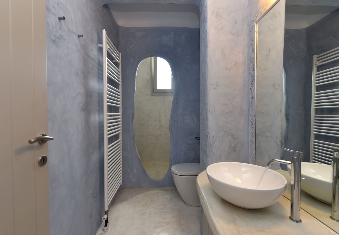 Villa in Naousa - Panoramic three villa complex with helipad 