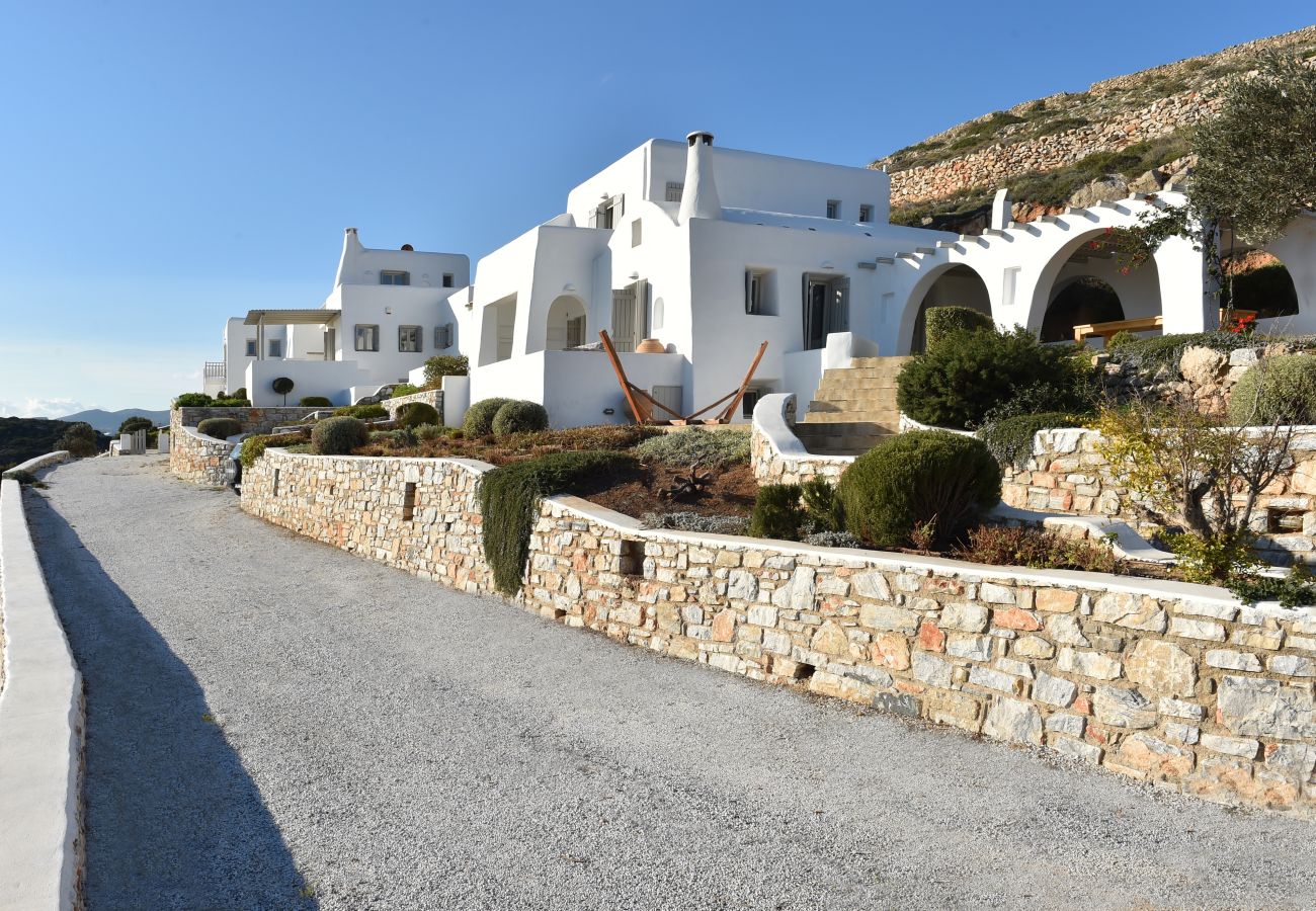 Villa in Naousa - Panoramic three villa complex with helipad 