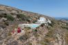 Villa in Naousa - Panoramic three villa complex with helipad 