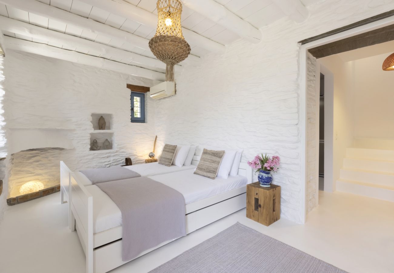 Villa in Andros - The White House by the beach
