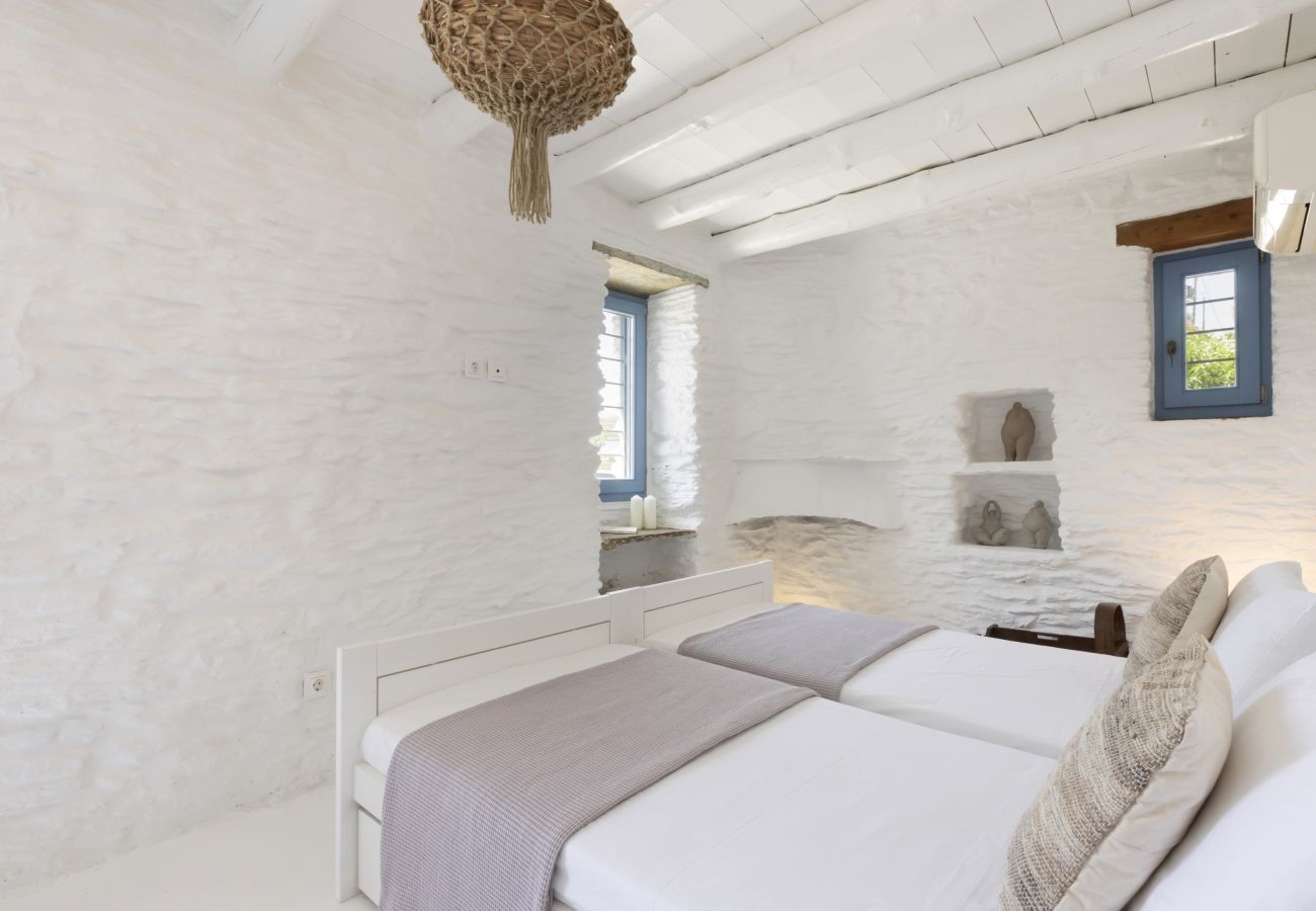 Villa in Andros - The White House by the beach