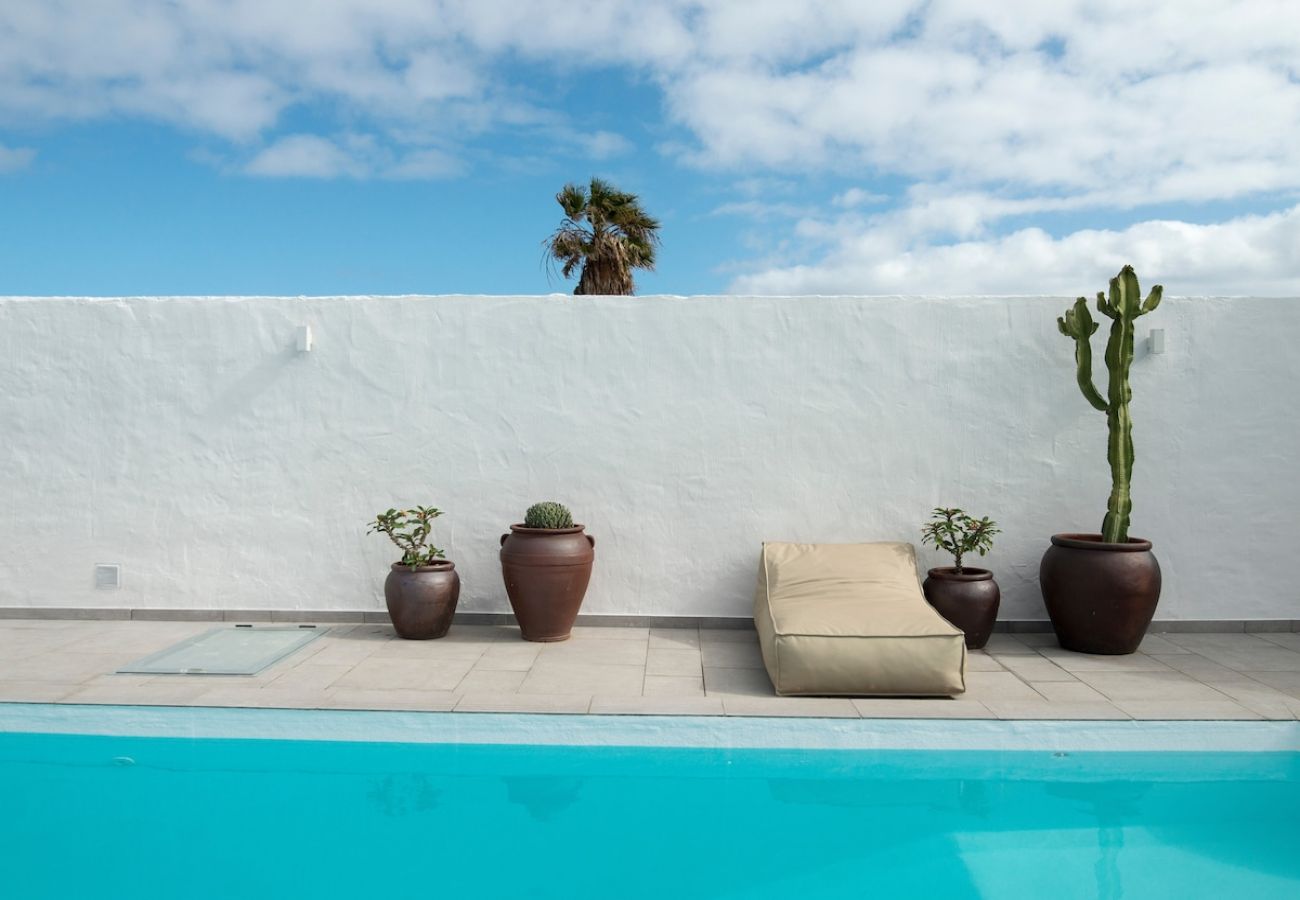 Studio in Telde - Casa Edem I with private terrace and sea view