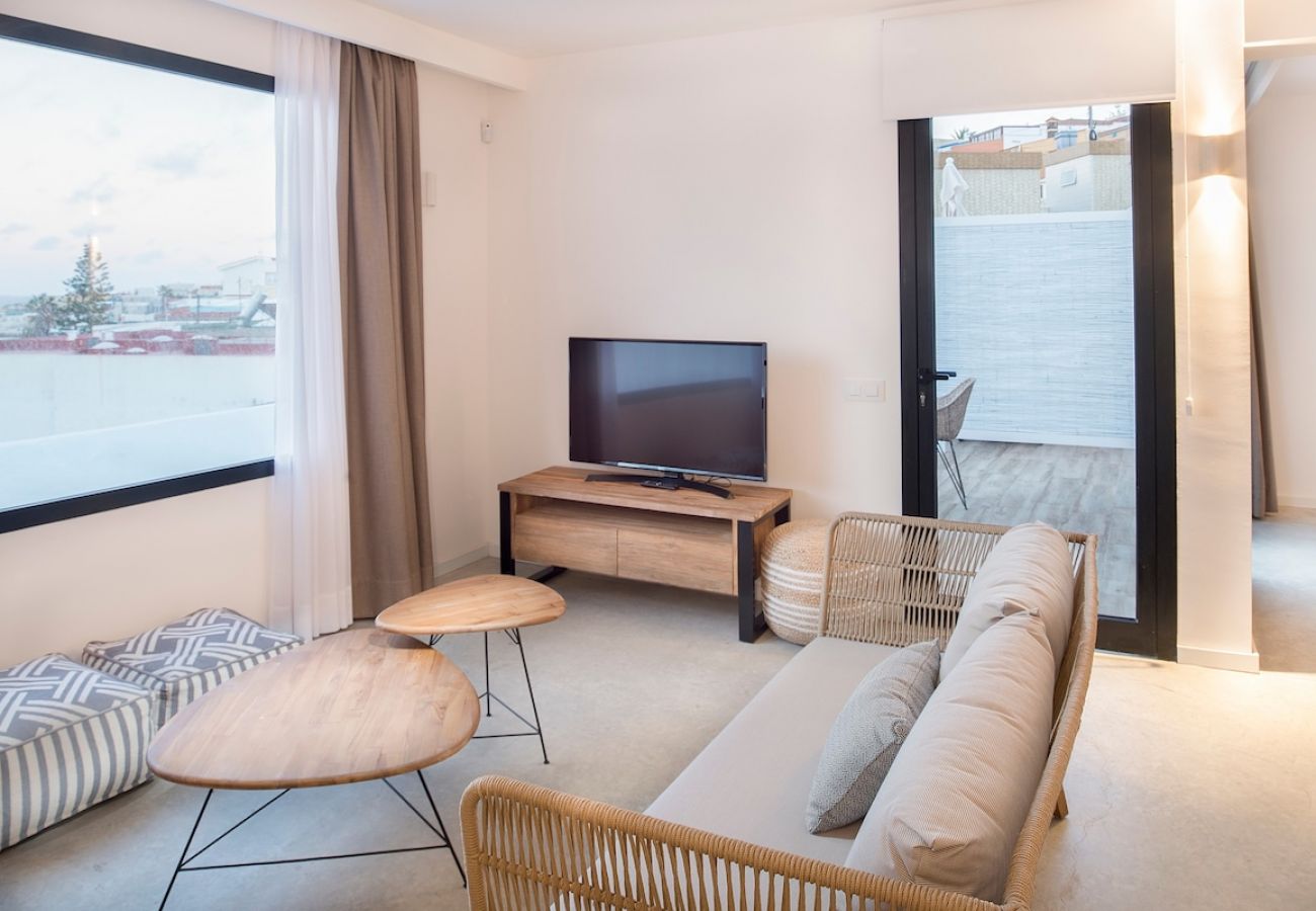 Studio in Telde - Casa Edem I with private terrace and sea view
