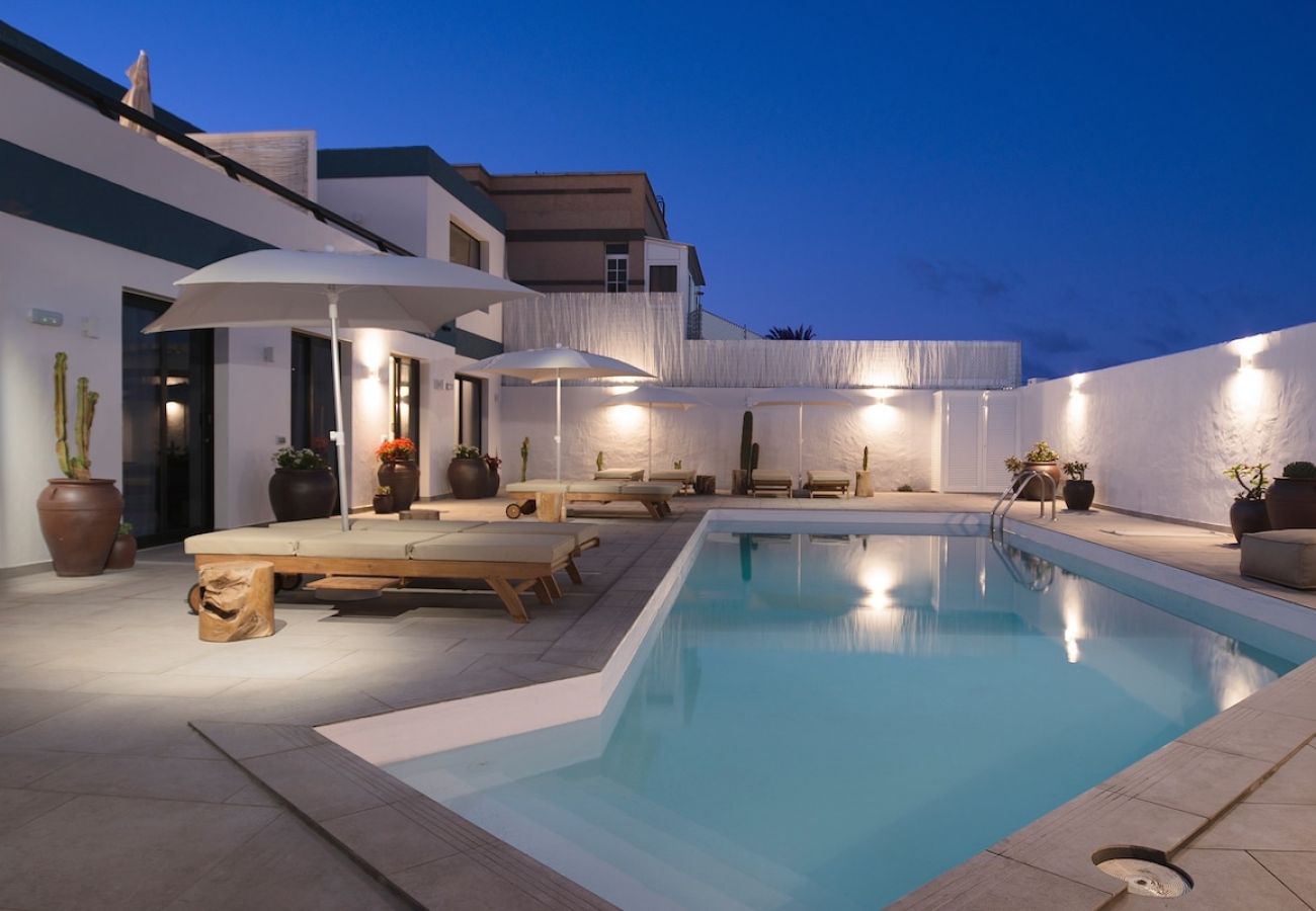 Studio in Telde - Casa Edem II with private terrace and sea view