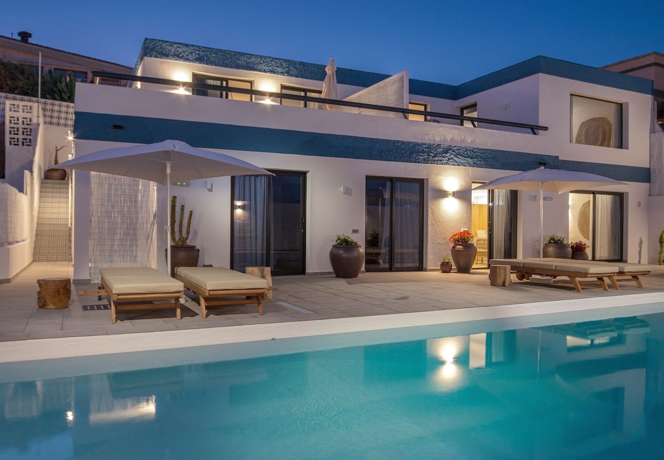 Studio in Telde - Casa Edem II with private terrace and sea view