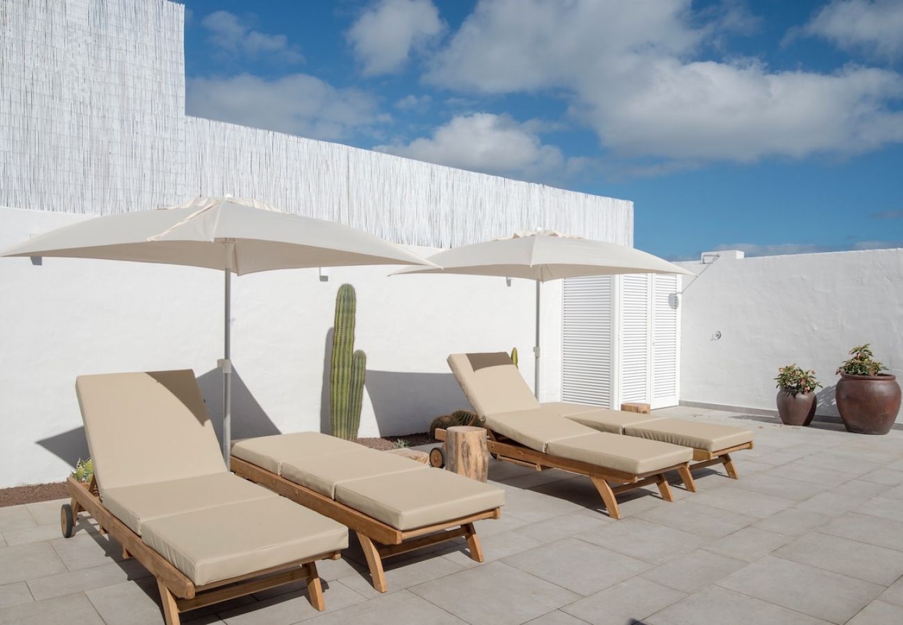 Studio in Telde - Casa Edem II with private terrace and sea view