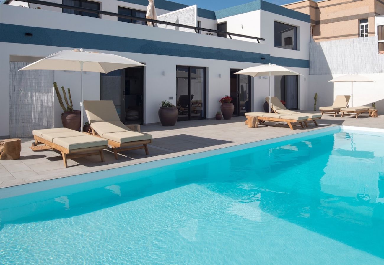 Studio in Telde - Casa Edem II with private terrace and sea view
