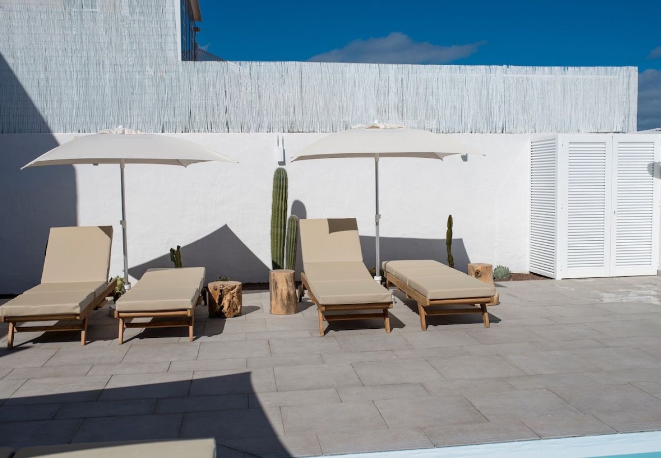 Studio in Telde - Casa Edem II with private terrace and sea view