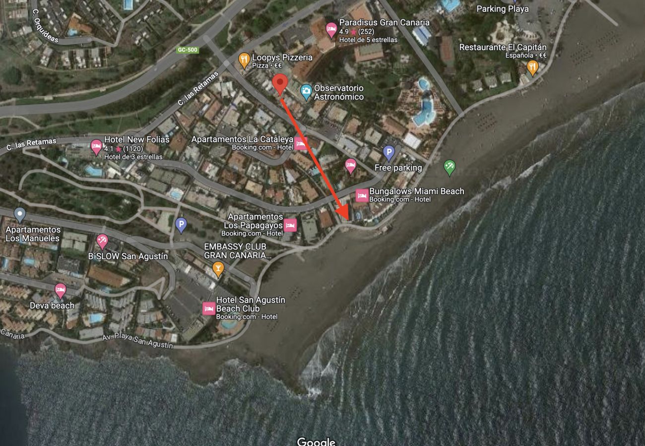 Apartment in San Bartolomé de Tirajana - Lightbooking San Agustín next to the beaches 