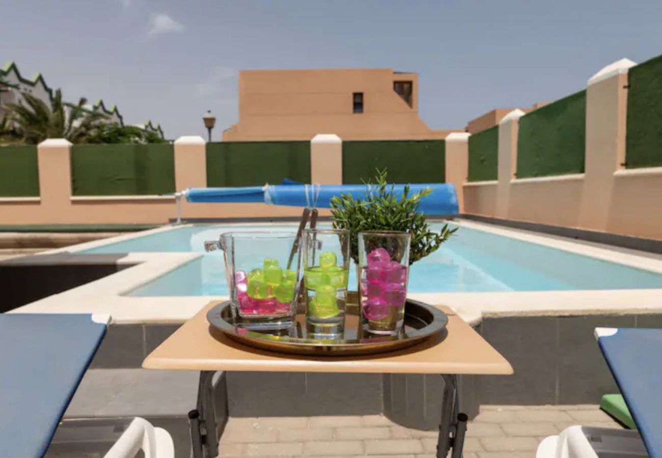 Bungalow in Antigua - Fuerteventura - Lightbooking Esmeralda private pool Caleta de Fuste 