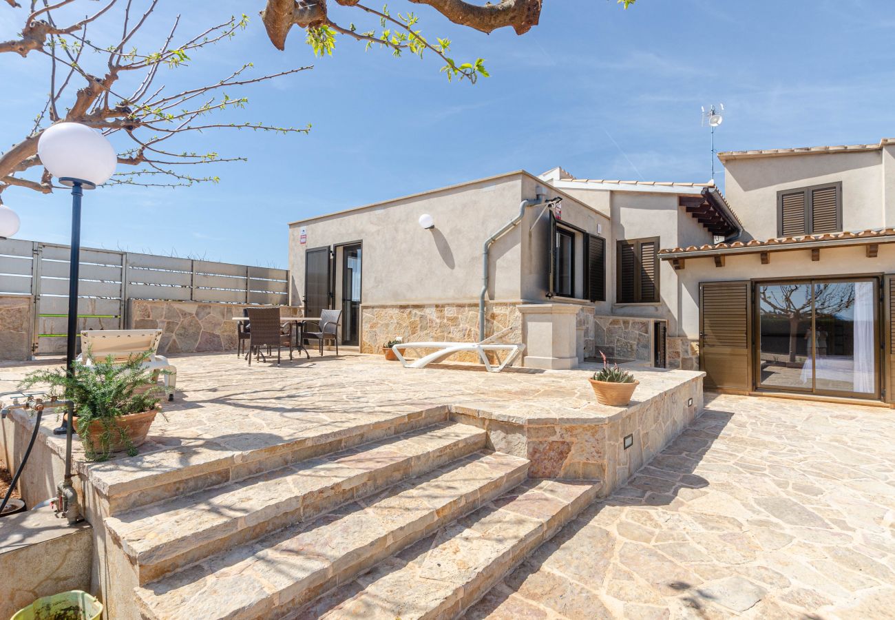 Villa in Muro - YourHouse Cas Padri, lovely country house with terrace, perfect for couples