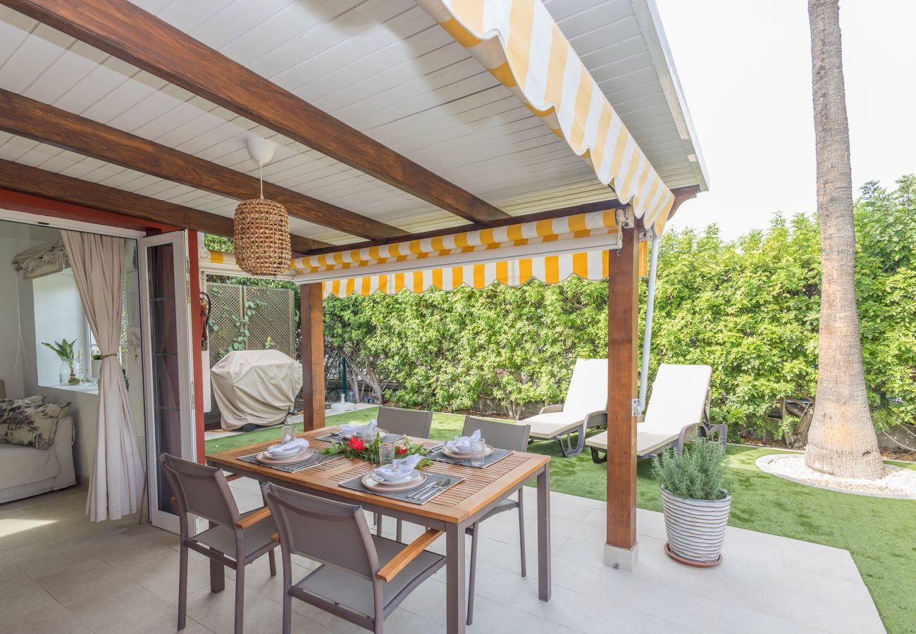 Bungalow in San Bartolomé de Tirajana - Lightbooking Los Tunos Maspalomas private terrace