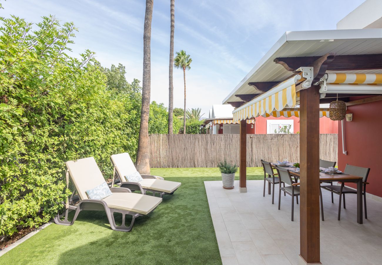 Bungalow in San Bartolomé de Tirajana - Lightbooking Los Tunos Maspalomas private terrace
