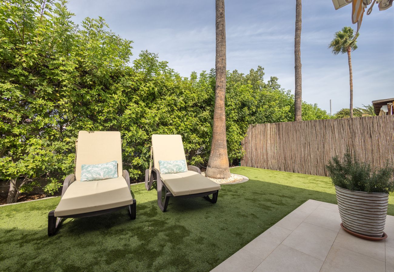 Bungalow in San Bartolomé de Tirajana - Lightbooking Los Tunos Maspalomas private terrace