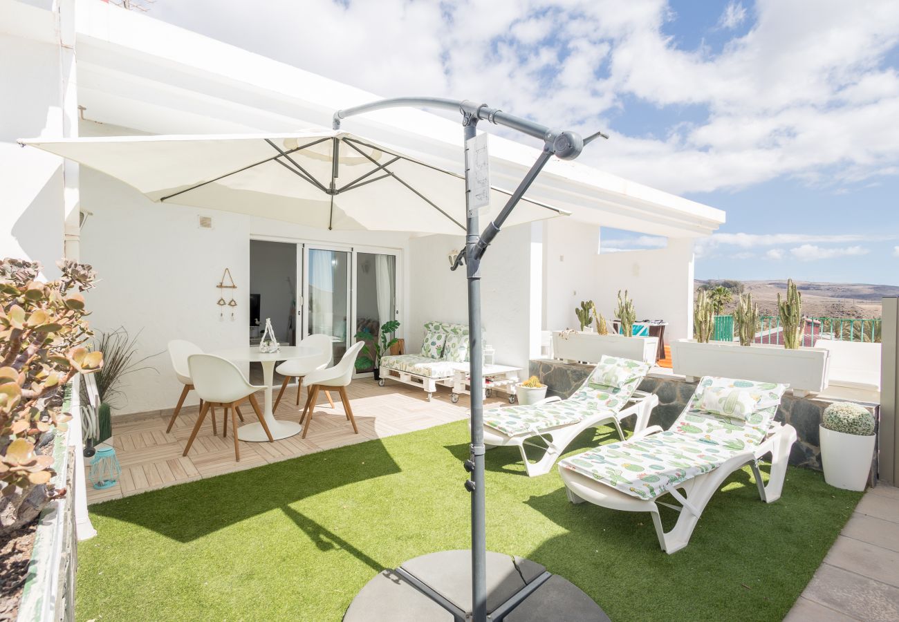 Bungalow in San Bartolomé de Tirajana - Playa del Aguila  Bungalow with Terrace Solarium