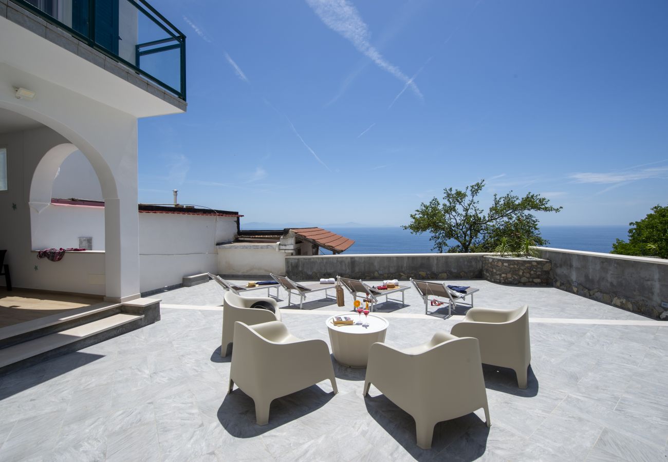 Villa in Praiano - Villa CristAl - Sea View Villa with Private Garden