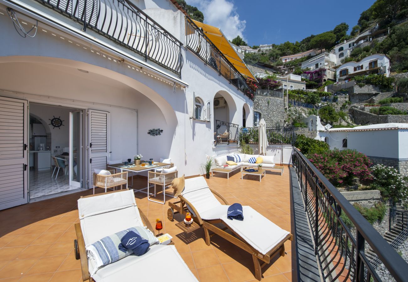 House in Praiano - Casa Albachiara | Waterfront, Just Steps from the Beach